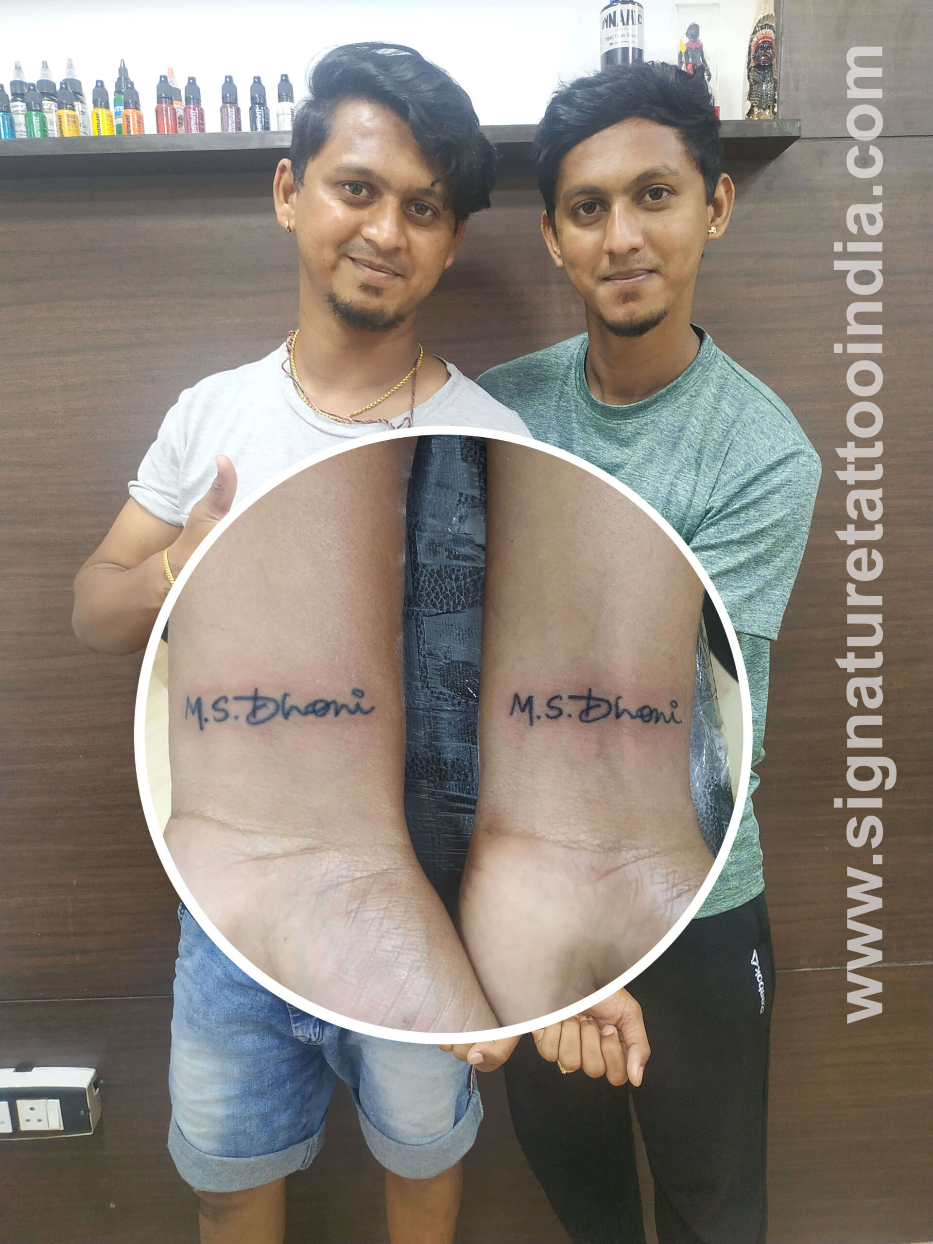 Arijit Singh And Ms Dhoni Tattoo|| Formal Tattoo - YouTube
